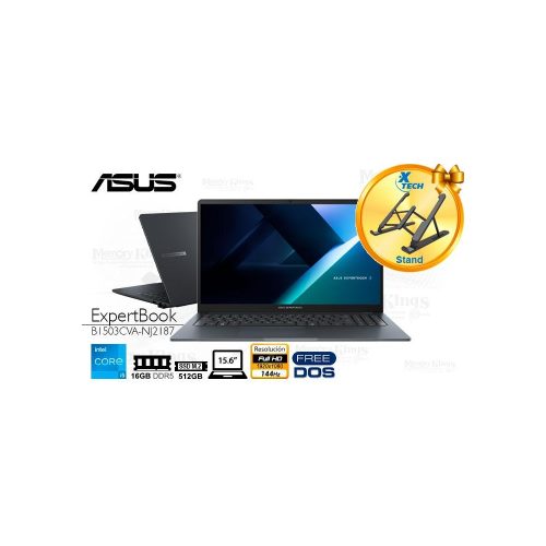 LAPTOP Core i5-1335U ASUS ExpertBook B1 B1503CVA -NJ2187 16|512|15.6" grafica Intel Iris Xe