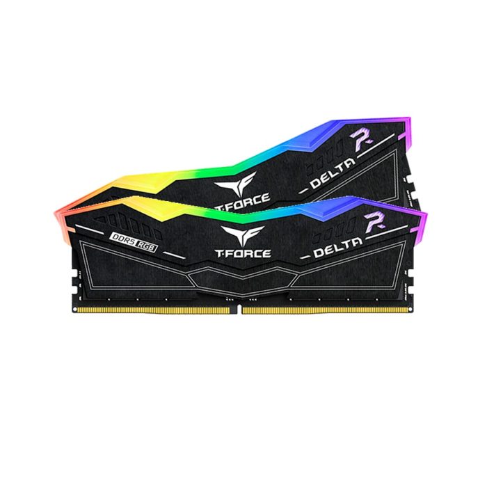 Memoria TEAMGROUP T-FORCE DELTA RGB DDR5, 32GB(2x16GB) DDR5-7600MHz, PC5-60800, CL36, 1.4V