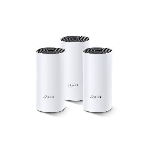 TP-LINK Deco E4 - Sistema Wi-Fi - (3 enrutadores) - malla - Wi-Fi 5 - Doble banda (paquete de 3)