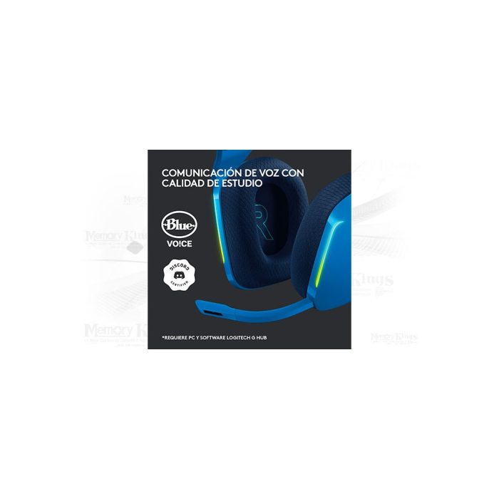 AURICULAR Gaming LOGITECH G733 RGB BLUEWireless