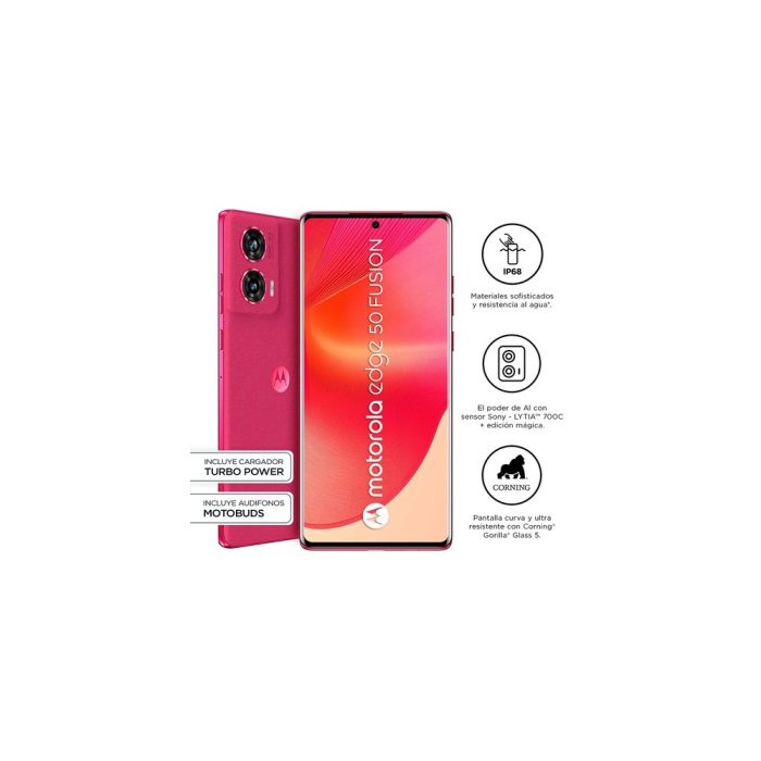 Motorola Edge 50 Fusion - Smartphone - Android - 256 GB - Pink - Touch - PB1W0057PE