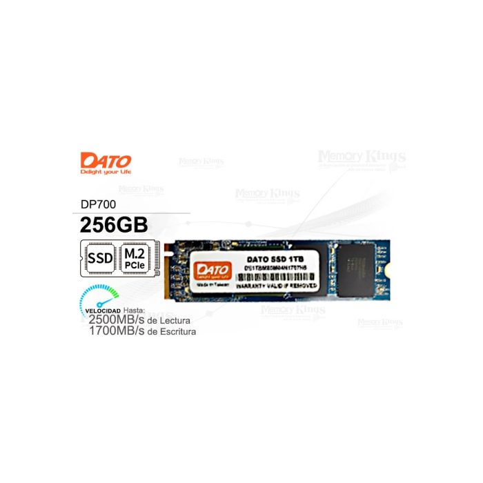 UNIDAD SSD M.2 PCIe 256GB DATO DP700