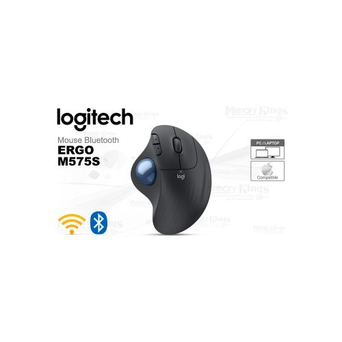 MOUSE LOGITECH ERGO M575S TRACKBALL BLACK