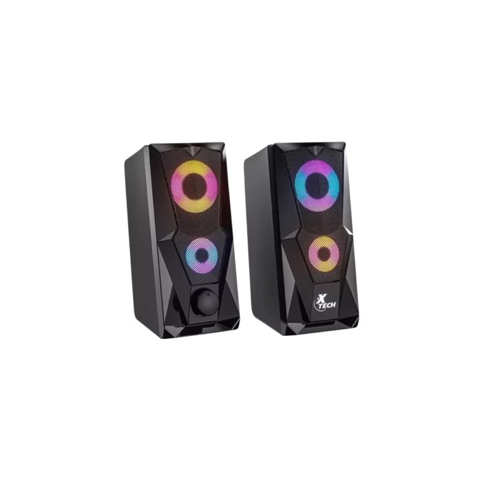 Xtech - Altavoces - 2.0 canales - Negro - Gaming con luz LED XTS-131