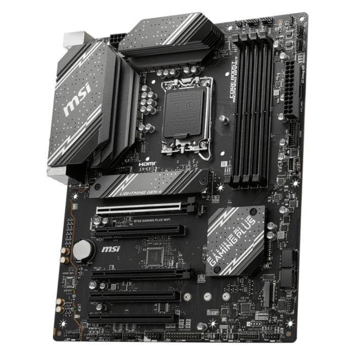 LGA 1700  INTEL MSI B760 GAMING PLUS WIFI DDR5 256GB 6800MHZ 2XM.2 HDM