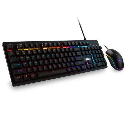 ACCESORIO MSI FORGE GK300 COMBO BLUE US GAMING KEYBOARD USB