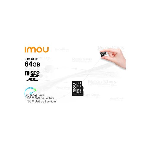 MEMORIA micro SD 64GB IMOU ST2-64-S1