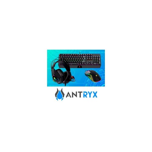 TECLADO+MOUSE ANTRYX WS-970 GRAY WIRELESS
