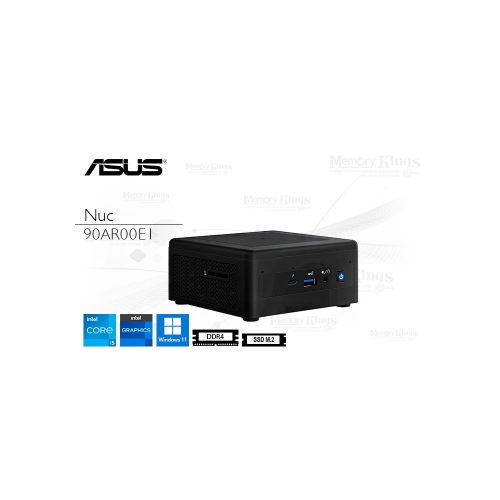 PC Barebone ASUS NUC 12 Pro Core i5-1240P 16|512" graficos Intel Iris Xe, W11PRO