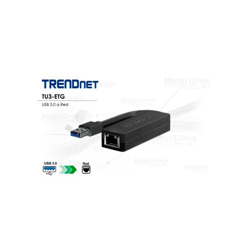 ADAPTADOR USB a RED GbE TRENDNET TU3-ETG