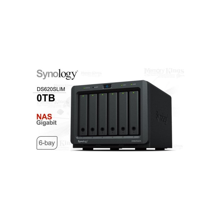ALMACENAMIENTO NAS 0TB SYNOLOGY DS620 6-bahias