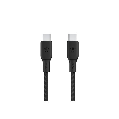 Belkin BoostCharge - Cable USB - 24 pin USB-C (M) a 24 pin USB-C (M) - 2 m - negro