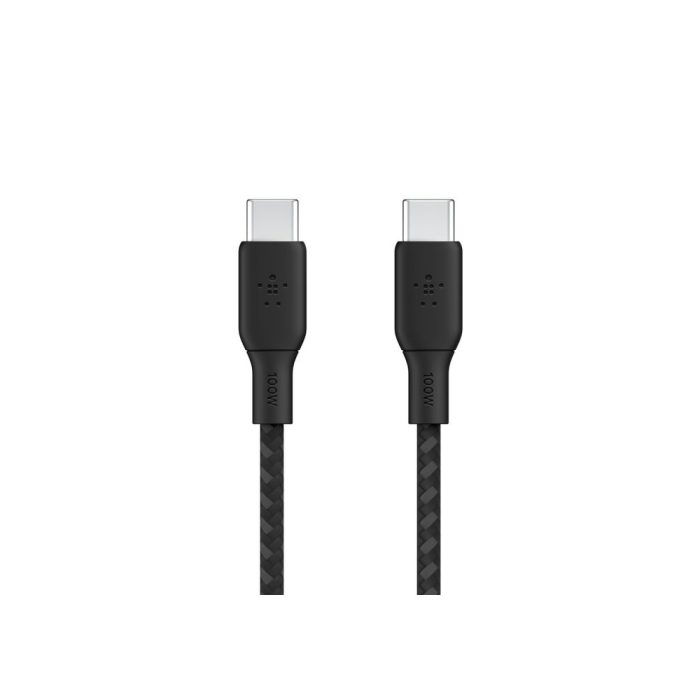 Belkin BoostCharge - Cable USB - 24 pin USB-C (M) a 24 pin USB-C (M) - 2 m - negro