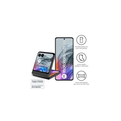 Motorola Razr 50 - Smartphone - Android - 512 GB - Gray - Touch - XT2453-1 PE SW