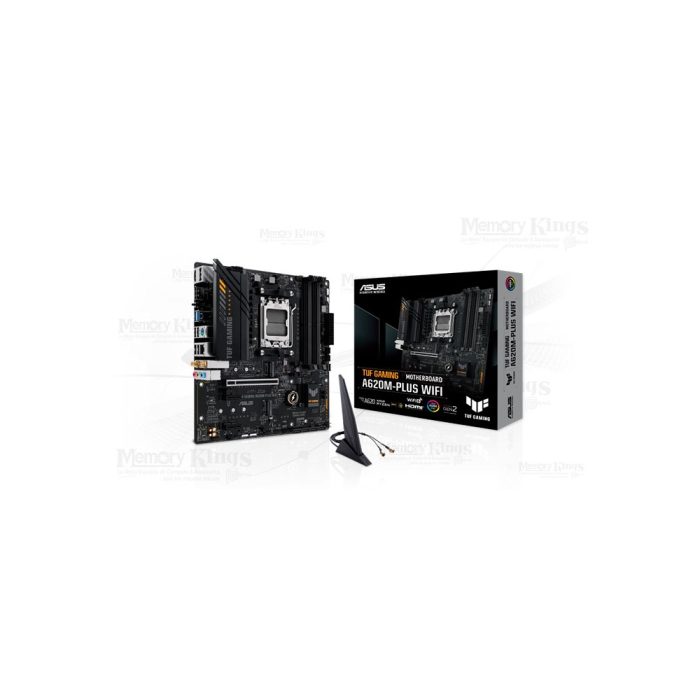 Asus TUF Gaming A620M-Plus WiFi D5 – Placa base mATX AM5 con conectividad avanzada y rendimiento superior
