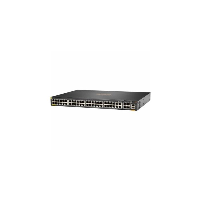 Aruba CX 6200 48 Puertos Gestionable Conmutador Ethernet - Gigabit Ethernet, Ethernet de 10 gigabits - 10/100/1000Base-T, 10GBase-X - 3 Capa compatible - Modular - 4 Ranuras SFP - 60W Power Consumption - 370W Rendimiento PoE - Par trenzado, Fibra Óptica - PoE Ports - 1U - Montable en bastidor, Montaje en superficie, Montaje en armario