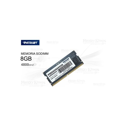 MEMORIA SODIMM DDR5 8GB 4800 CL40 PATRIOT SIGNATURE