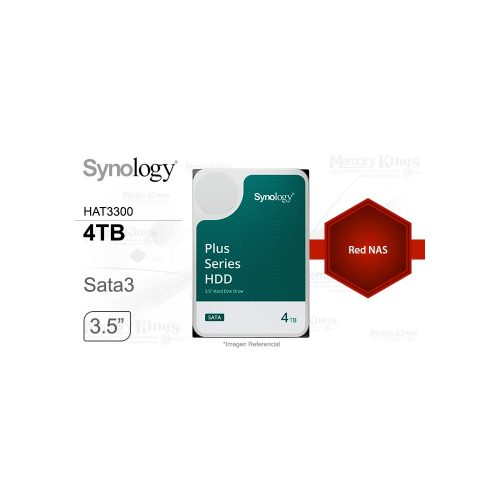 DISCO DURO 3.5 4TB SYNOLOGY PLUS HAT3300-4T