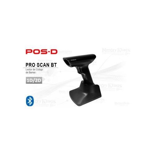 LECTOR CODIGO BARRAS POS-D PRO SCAN BT 2D|1D