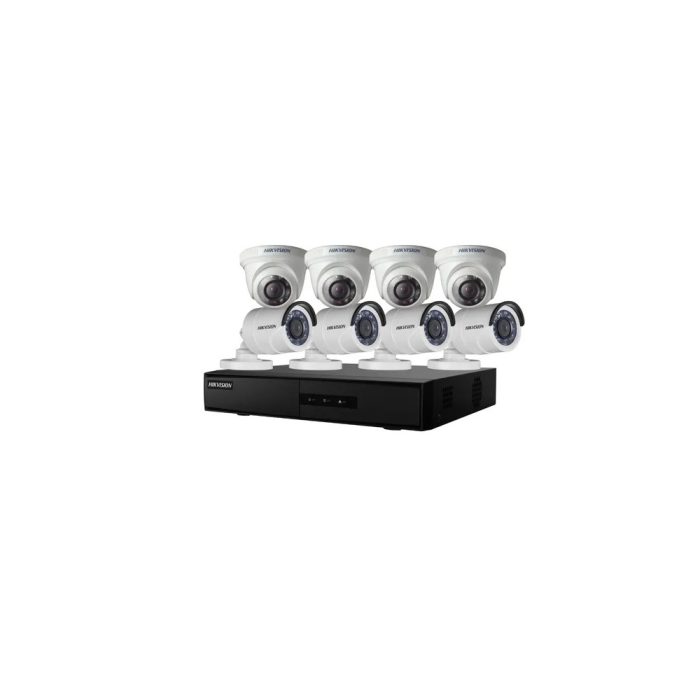 KIT CCTV: 8 CAMERAS + 1 DVR 8C