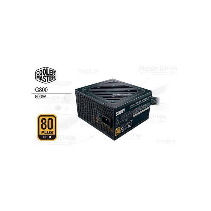 FUENTE 800W 80plus GOLD COOLER MASTER G800