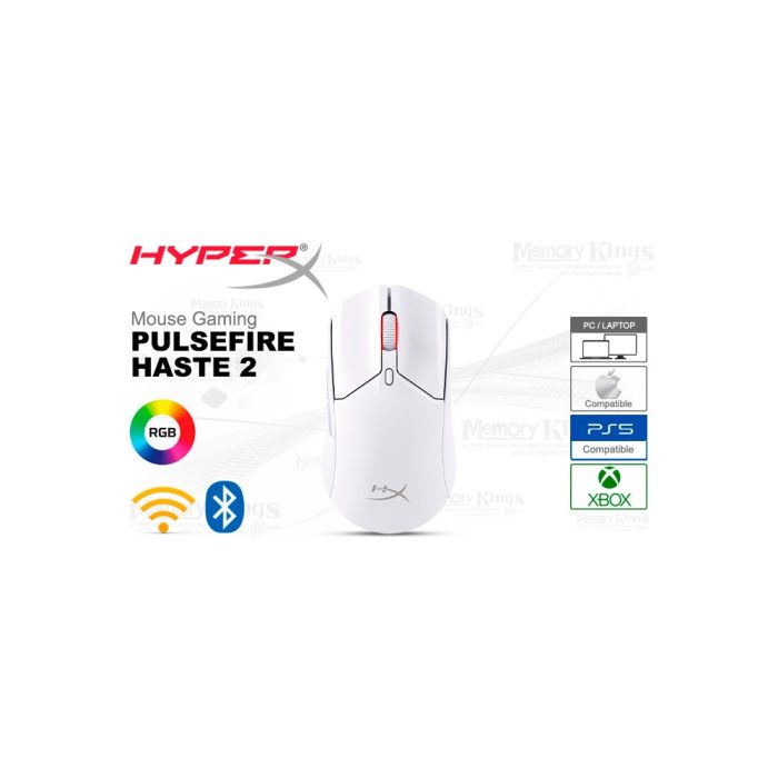 MOUSE Gaming HYPERX Pulsefire Haste 2 WIRELESS WHITE