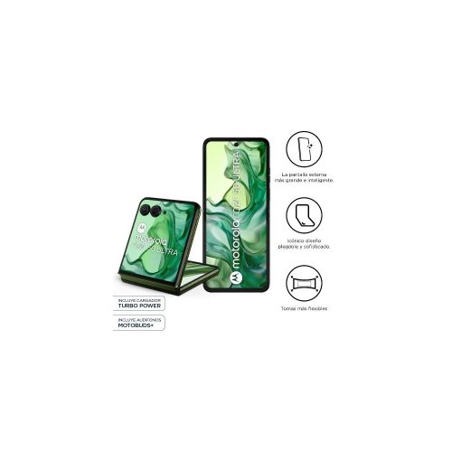 Motorola Razr 50 Ultra - Smartphone - Android - 512 GB - Green - Touch - XT2451-3 PE DL 12