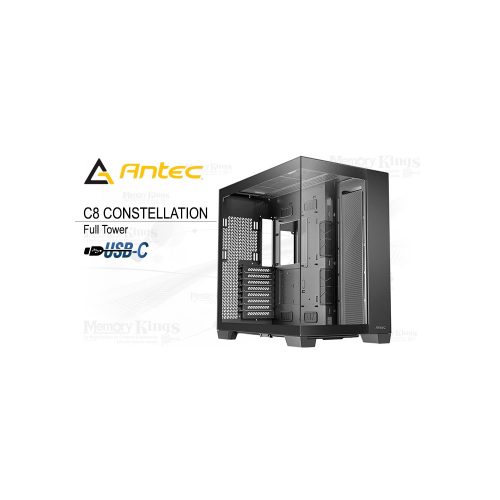 CASE Full Tower ANTEC C8 CONSTELLATION BLACK