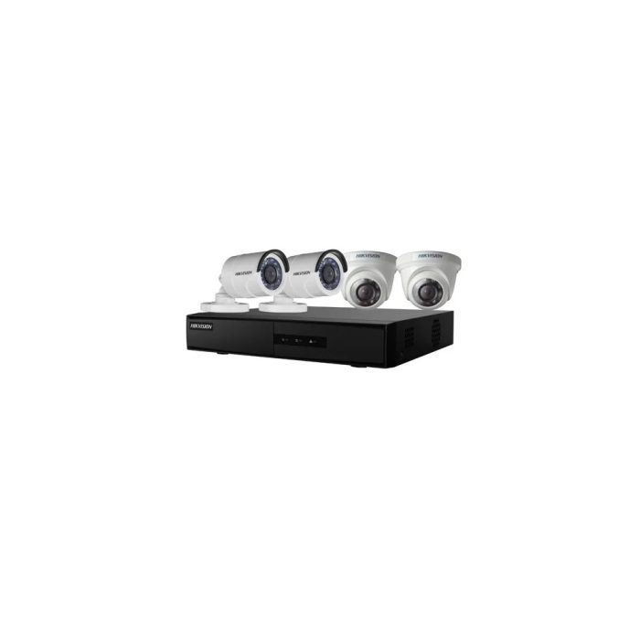 KIT CCTV: 4 CAMERAS + 1 DVR 8C