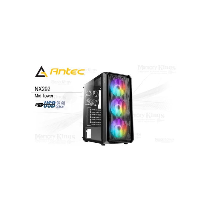 CASE Mid Tower ANTEC NX292 BLACK