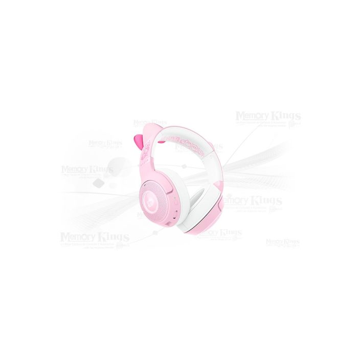 AUDIFONO C/MICROF. RAZER KRAKEN BT HELLO KITTY AND FRIENDS ED. CHROMA QUARTZ (RZ04-04860200-R3M1)