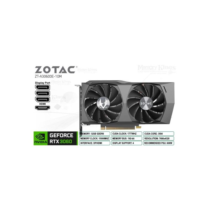 GEFORCE RTX 3060 12GB 192 bit ZOTAC GAMING TWIN