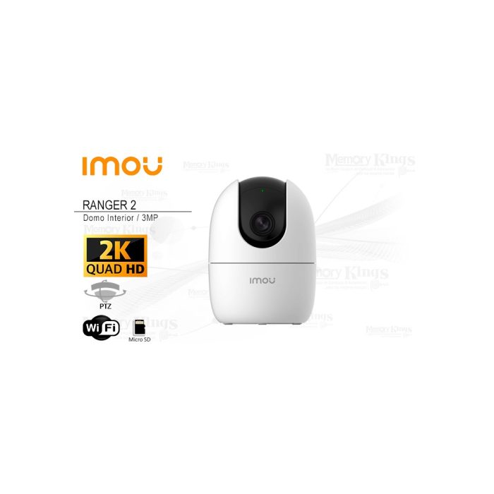 CAMARA CLOUD WIFI IMOU RANGER 2 3MP 2K Pan&Til