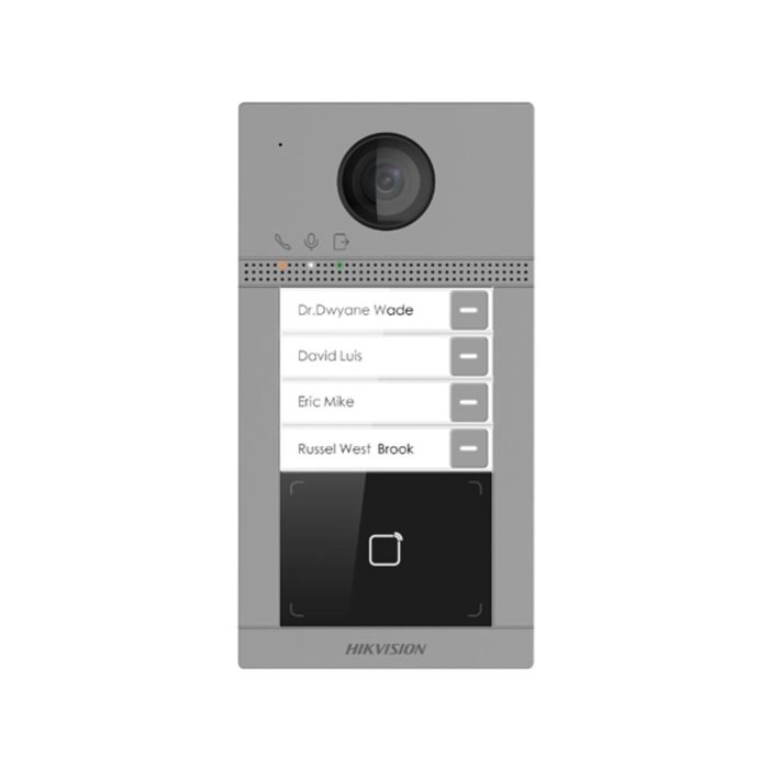 Hikvision Pro Series DS-KV8413-WME1 - Interfono IP - inalámbrico, cableado - Wi-Fi - 2.4 Ghz - 10/100 Ethernet