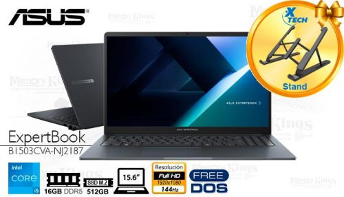 LAPTOP Core i5-1335U ASUS ExpertBook B1 B1503CVA -NJ2187 16|512|15.6" grafica Intel Iris Xe