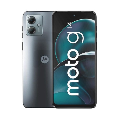 Motorola G14 - Smartphone 4GB RAM, 128GB almacenamiento, color gris, conectividad 4G