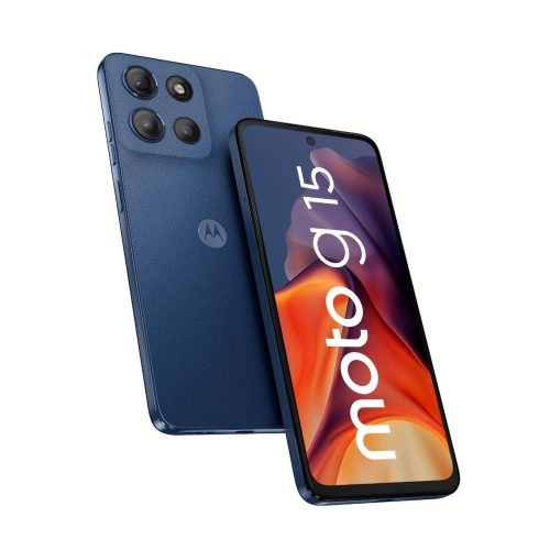 Motorola G15 Smartphone 4GB RAM 512GB Almacenamiento Azul, Conectividad Avanzada y Rendimiento Óptimo