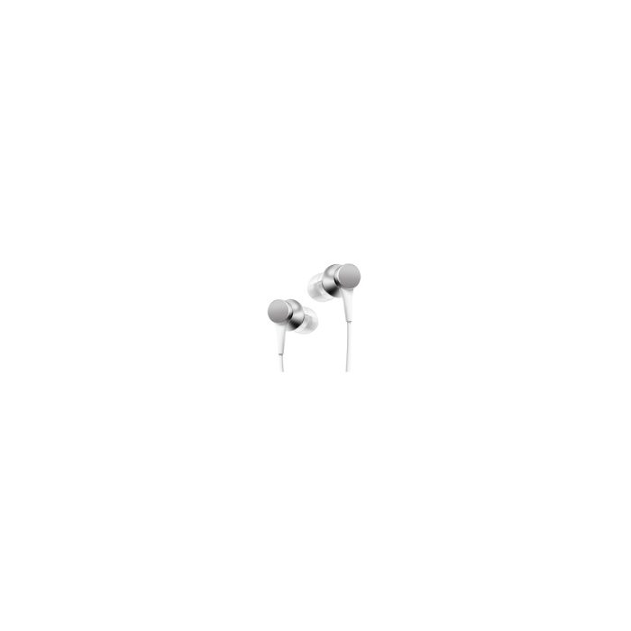 Xiaomi MI Basic - Auriculares internos con micro - en oreja - cableado - conector de 3,5 mm - plata