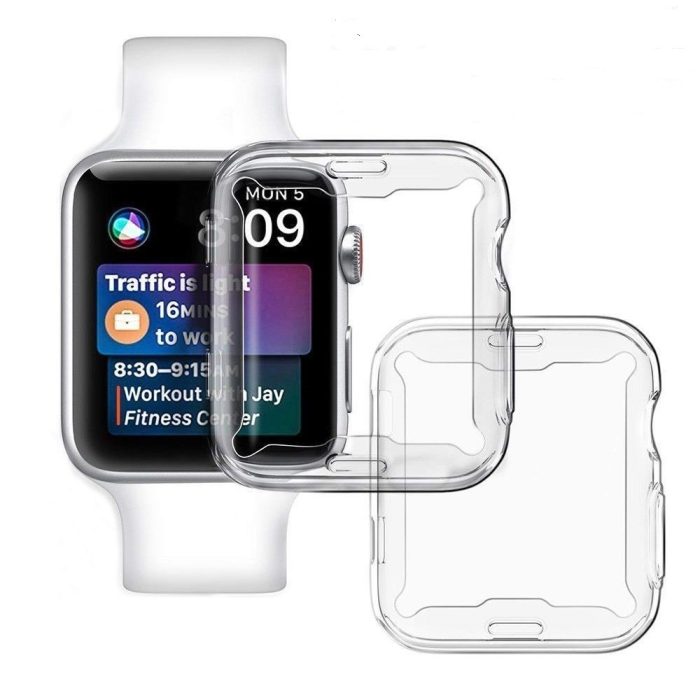 Funda transparente para Apple Watch 40mm - Correa CASE compatible y ligera