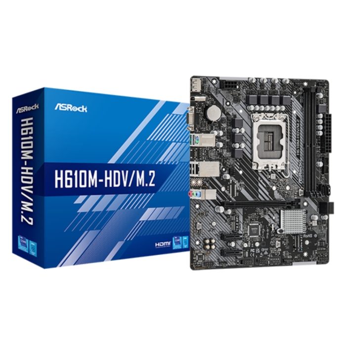 Motherboard ASROCKH610M-HDV/M.2 R2.0, Chipset Intel H610, LGA1700, mATX