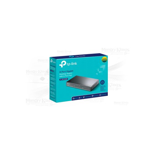 SWITCH GbE 8pt TP-LINK TL-SG1008P 4pt-PoE+