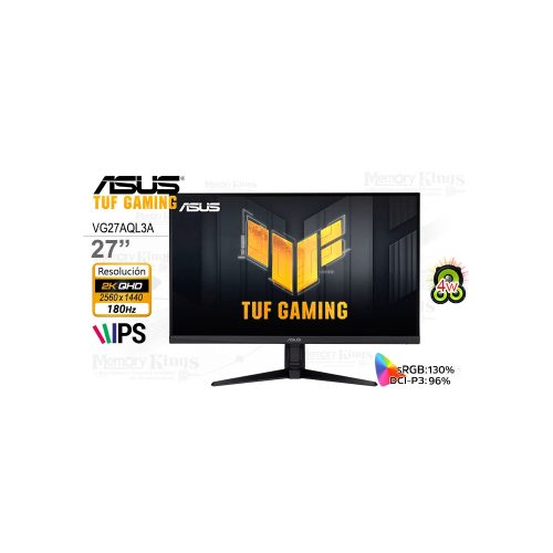 MONITOR 27 ASUS TUF GAMING VG27AQL3A iPS 2K 180HZ