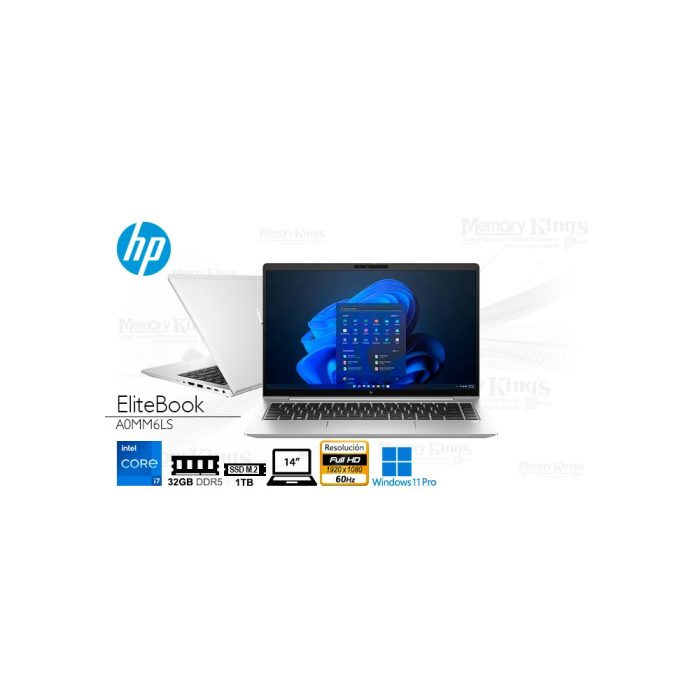 LAPTOP Core i7-1365U HP EliteBook 640 G10 32|1TB|14" grafica Intel Iris Xe, W11PRO