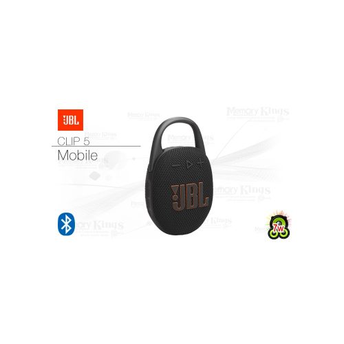 PARLANTE JBL Clip 5 BLUETOOTH BLACK