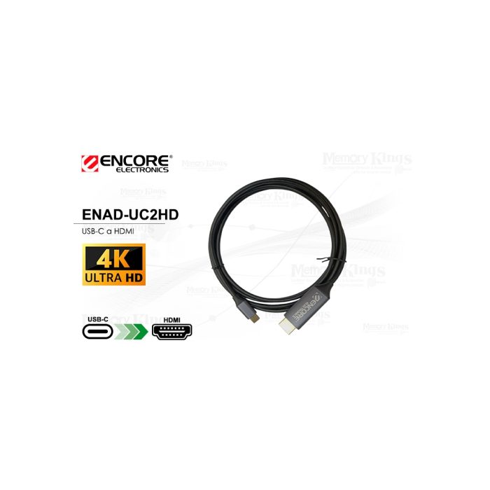 CABLE USB-C a HDMI ENCORE ENAD-UC2HD 4K