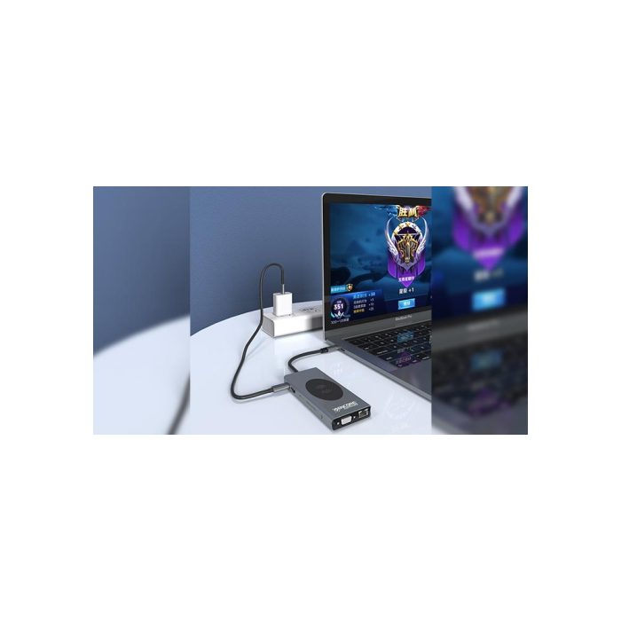 Docking Station USB-C Encore 13 en 1, Conexiones Rápidas y Compatibilidad Universal - Compacta y Versátil