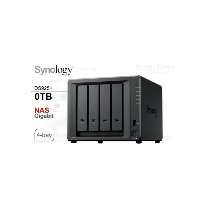 ALMACENAMIENTO NAS 0TB SYNOLOGY DS925+ 4-bahias
