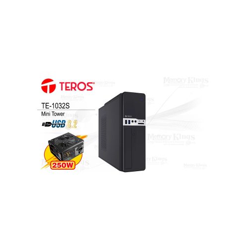 CASE Slim 250W TEROS TE-1032S mATX|mITX