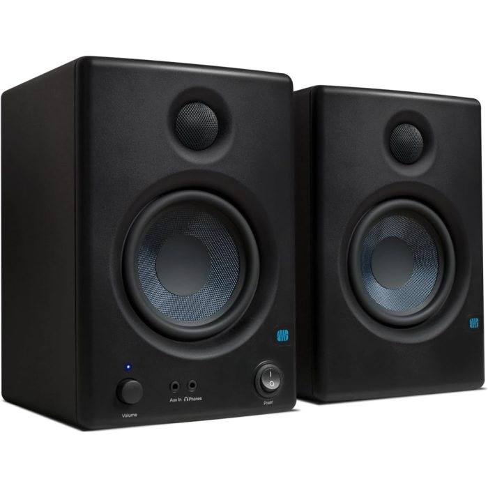 Monitores de estudio PreSonus Eris E4.5 - Par activo de 4.5" para sonido profesional y música