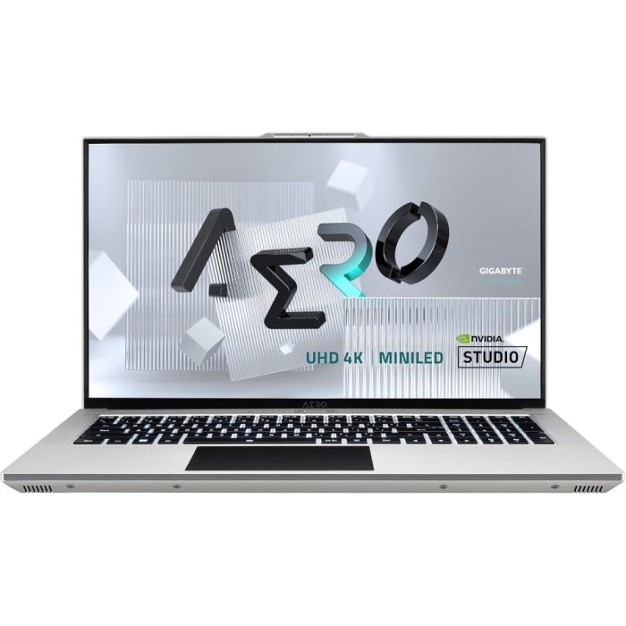 Gigabyte AERO 17 KES - Laptop con Intel i7-12700H, 16GB DDR5, RTX 3080, 17.3" pantalla 4K